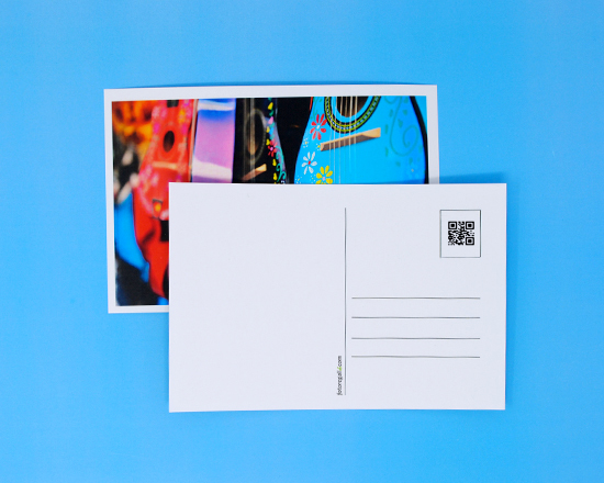 Cartolina personalizzata stampata fronte retro