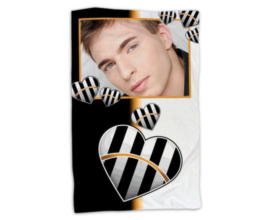 Pile con grafica bianco nera