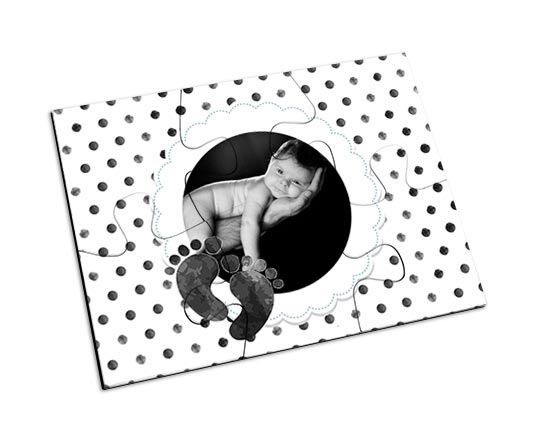 Puzzle magnetici rettangolari Piedini neri