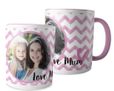 Tazza panoramica Love mum rosa