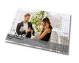 Il tuo puzzle dalla grafica stilizzata con fascia e scritta eleganti