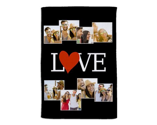 Plaid con foto con grafica collage