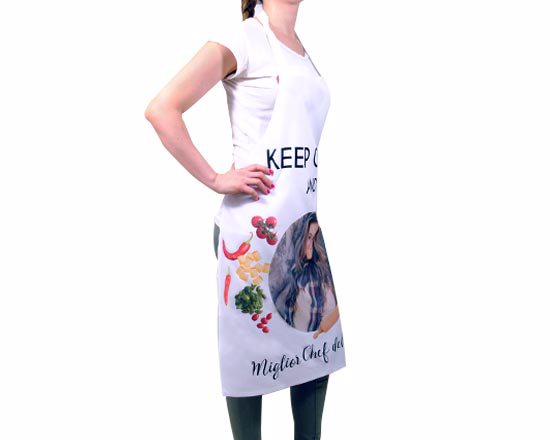 Grembiule da cucina stampato con foto