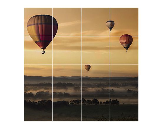 foto su mosaico personalizzato in ceramica