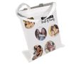 borsa spesa con grafica floreale