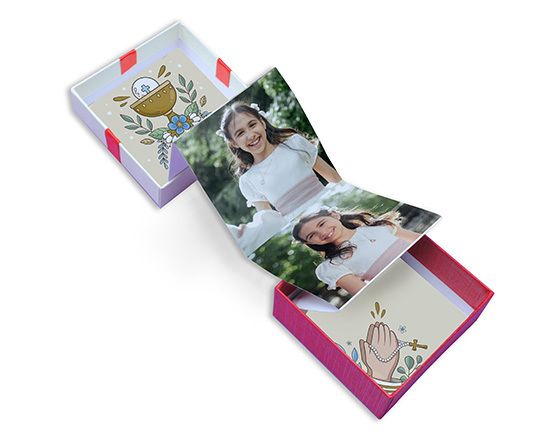 explosion box con 6 foto
