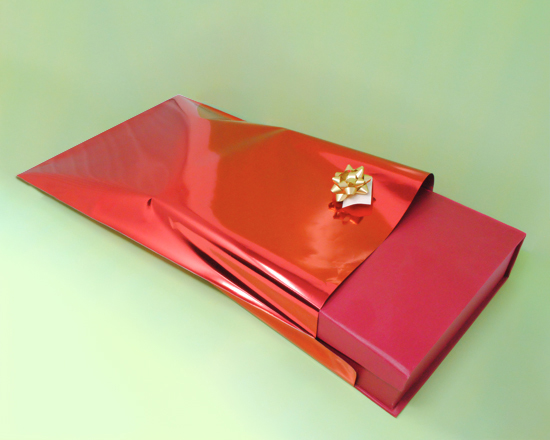 cristallo ventaglio con confezione regalo