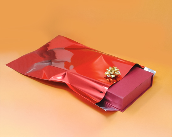 confezione regalo per cristallo rettangolare con foto