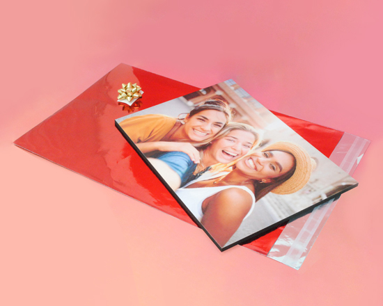 Pannello leggero in legno con confezione regalo