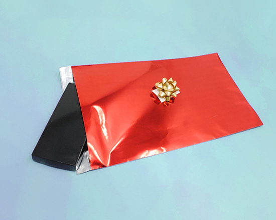 portachiavi in metallo rettangolare con confezione regalo