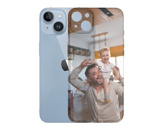 cover iphone 15 con stampa trasparente
