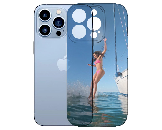 Cover iphone 15 pro max con stampa trasparente