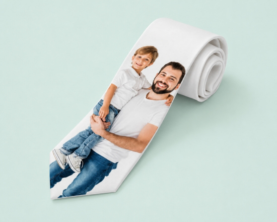 cravatta personalizzata con foto