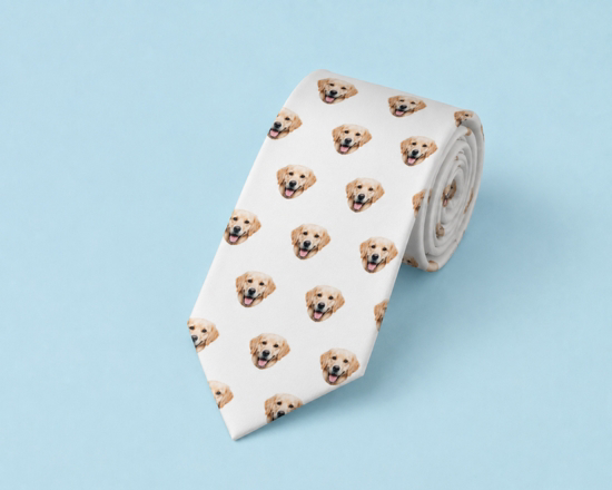cravatta personalizzata con pattern