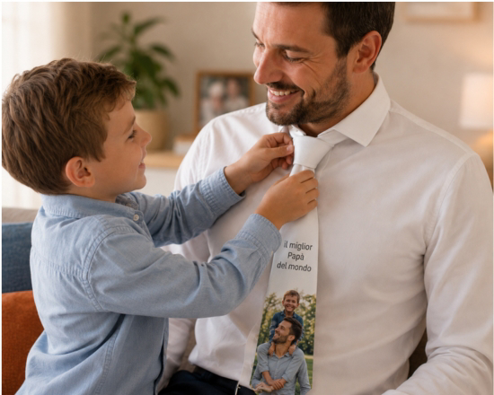 cravatta personalizzata regalo