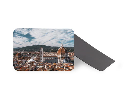 calamita flessibile rettangolare con foto