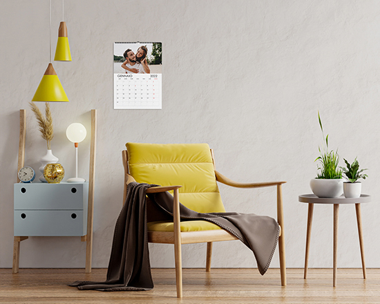Calendario multipagina formato A4 stampato con foto