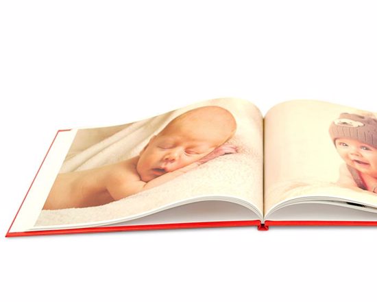 con copertina rigida in ecopelle o tessuto