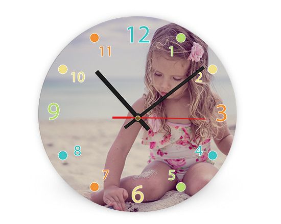 orologio rotondo da personalizzare con foto