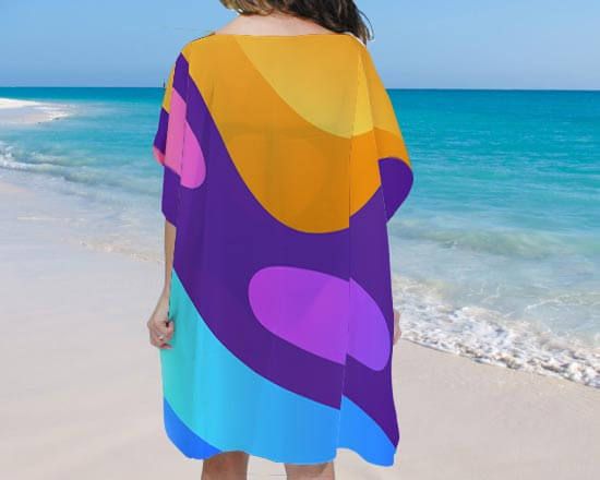 stampa uguale per il retro del  Copricostume personalizzato