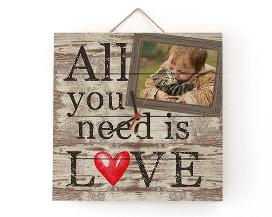 orologio su listelli in legno personalizzato con grafica