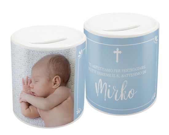 Salvadanaio Baptism him