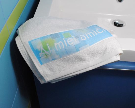 asciugamano con nome