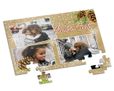 Puzzle A4 con grafica natalizia Pigne natalizie