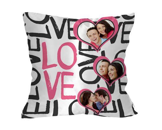 Cuscino classico Love words