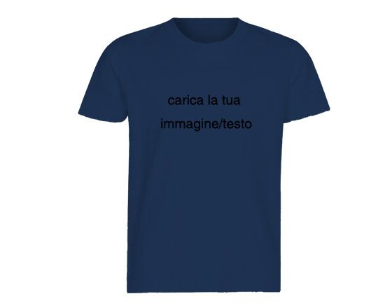 Una t-shirt spettacolare nel colore blu intenso