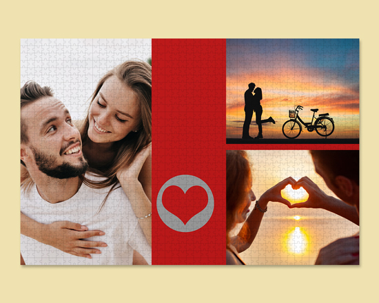 Puzzle formato maxi Collage S. Valentino