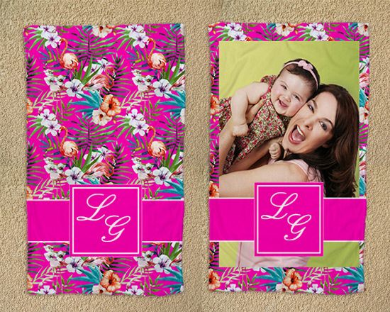 Telo mare 90x150 Fantasy flowers