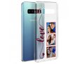 grafica love su cover galaaxy s10 senza stampa del bianco
