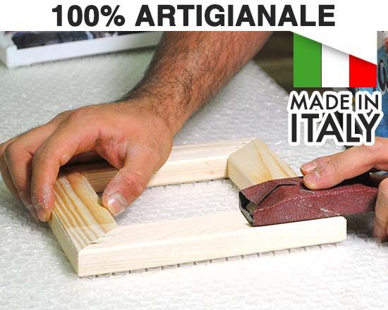 telaio artigianale per tela collage