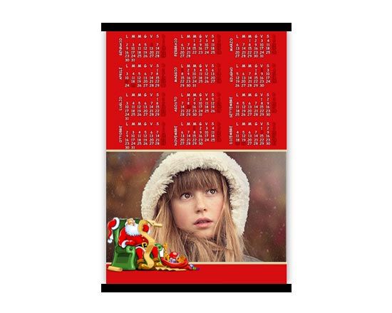 Calendario A3 pagina singola Christmas gift