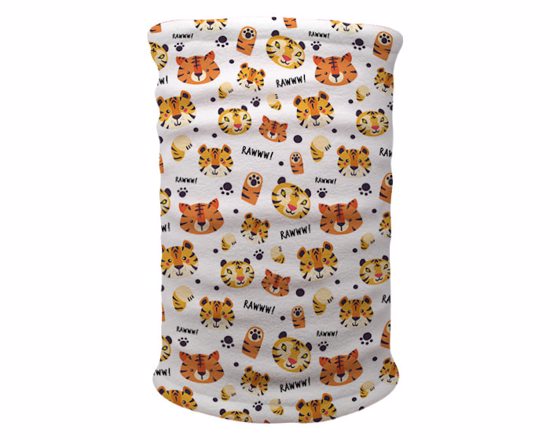 Scaldacollo in pile tigrotti