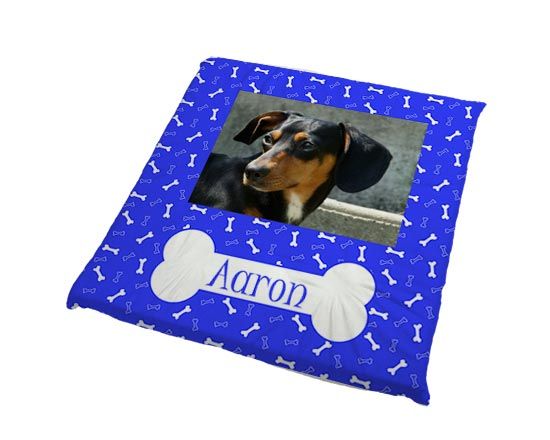 Cuscino per animali Blu bone
