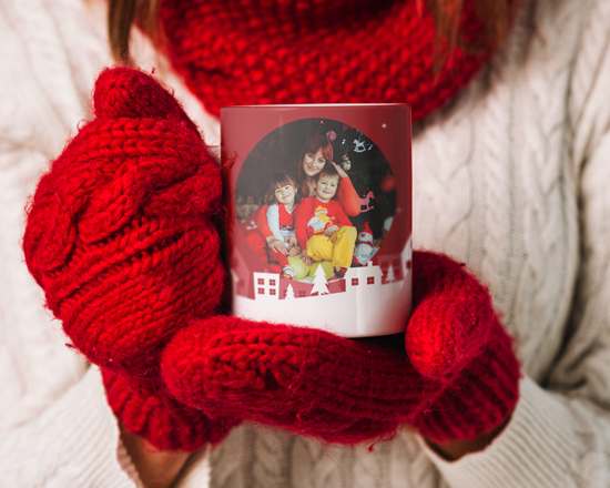 tazza mug natalizia personalizzata