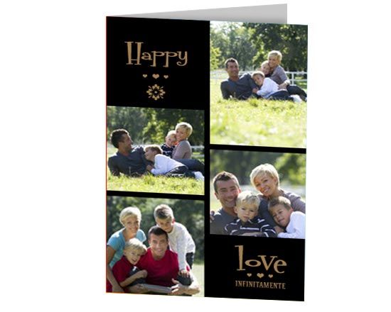 Cards con grafica collage e sfondo nero