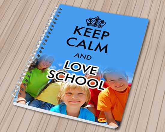 Il keep calm come grafica del tuo quaderno