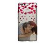 Cover trasparente Huawei P9 Glitter hearts