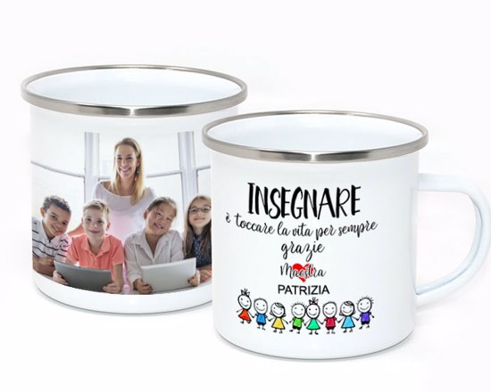 tazza personalizzata con grafica per maestre ed insegnanti