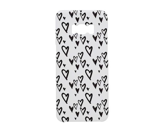 Cuori neri per la tua cover Galaxy S8 plus