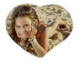 orologio cuore in vetro personalizzato