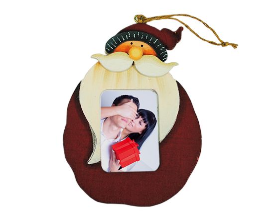 babbo natale da appendere con foto