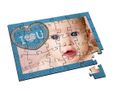 Puzzle in legno small con grafica jeans