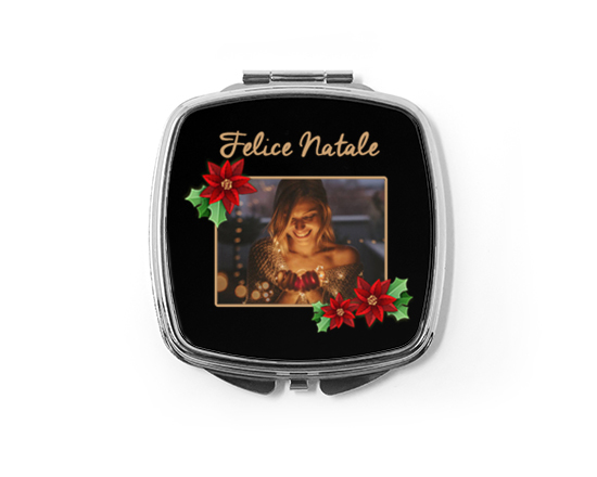 Decora il tuo specchietto natalizio con una foto