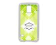 Grafica verde per la cover del Samsung S5