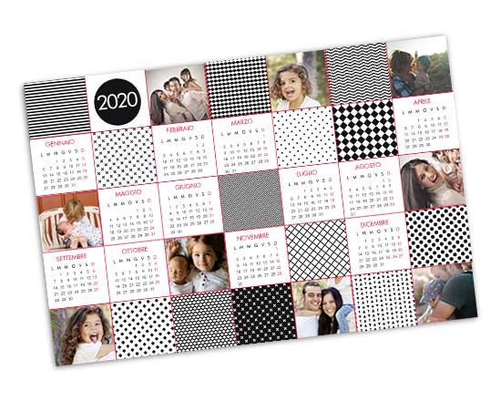 Calendario poster Geometric