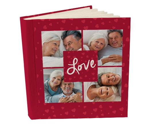 Album 26x30 con tasche Love for collage